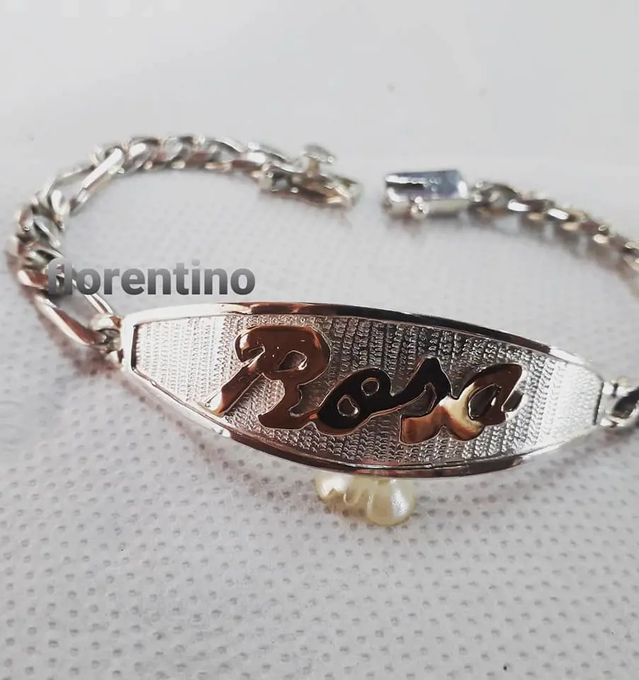 Esclava con nombre - Joyería La Filigrana Trujillo